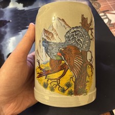 Bier Stein Game Bird Motif