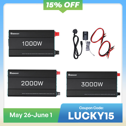 Renogy 1000w2000w3000w pure - renogy,