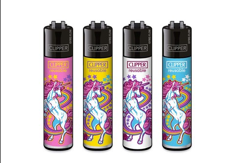 Rainbow unicorns clipper - rainbow,