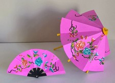 Small Asian Paper Fan with