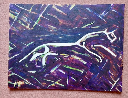 White horse uffington - horse, uffington"