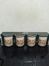 Bilton Classics Mugs Fruit Basket Design X4 Made In England Vintage Stoneware