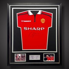 Deluxe Framed Roy Keane Manchester United Signed Shirt - With COA £330