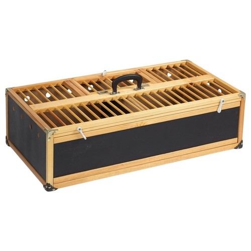Natural wooden training basket - natural,