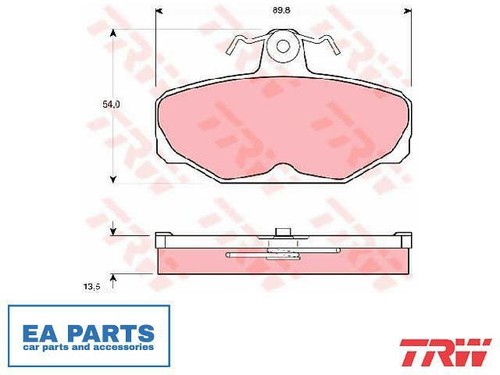 Brake pad set - brake,