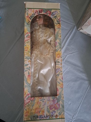 Vintage porcelain doll - porcelain,