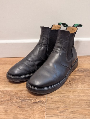 Solovair black greasy dealer - black,