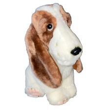 Vintage Hush Puppies Basset Hound Dog Plush  26cm Soft Plush Toy