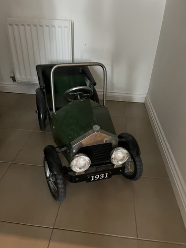 Children vintage metal pedal - metal,