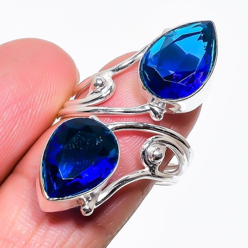 Blue tanzanite gemstone 925 - blue,
