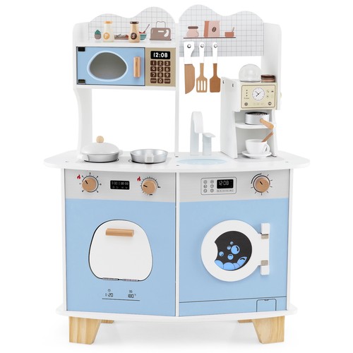 Wooden play kitchen set for - wooden,