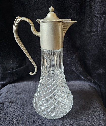 Vintage silver plated glass - vintage,
