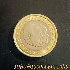 2001 MONACO 1 EURO COIN NEW UNCIRCULATED. refA392/528/534