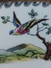 Antique, Royal Stafford China 'Birds' Pattern Cake or Sandwich Serving Plate