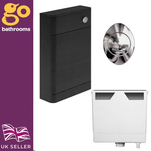 Black wood effect - bathroom, wc