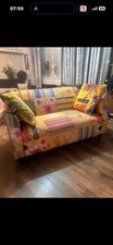 Fabric Patchwork 2 Seater Sofa