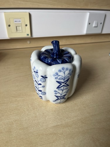Vintage blue and - vintage, white
