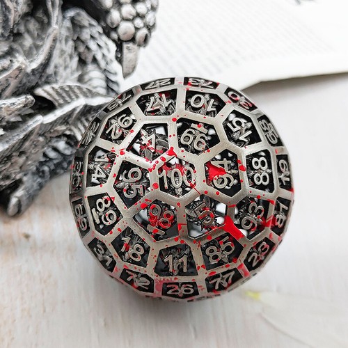 Metal 100 sided polyhedral - 100,