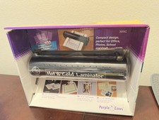 Purple cows Hot & Cold Laminator Includes 100 Pockets In 3 Sizes 3015C