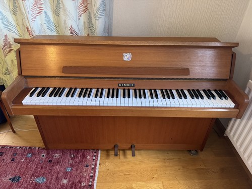 Lovely kemble teak upright - a,