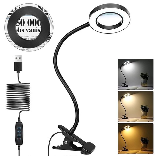 Led magnifying clip - led, desk
