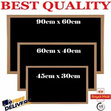 Blackboard Wooden Chalk Board Premium Framed Office Notice Menu Chalk Board Sign