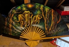 antique chinese hand fan