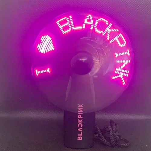 Blackpink led handheld fan - led,