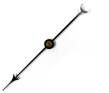 Hand for Aneroid Barometer Dial (Pointer Hand) 65mm/115mm - CH804