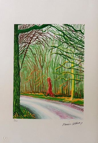 David hockney the arrival of - "the,