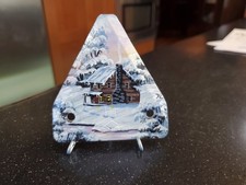 Hand Painted Sickle Bar Mower Blade W/Stand