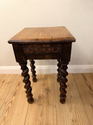 Antique oak barley - twist, joint