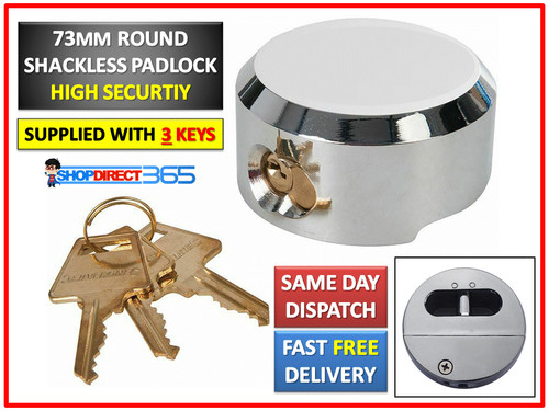73mm round concealed - concealed, lock
