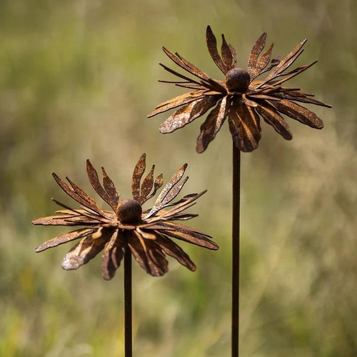 2pcs rusty cornflower garden - 1/2pcs,