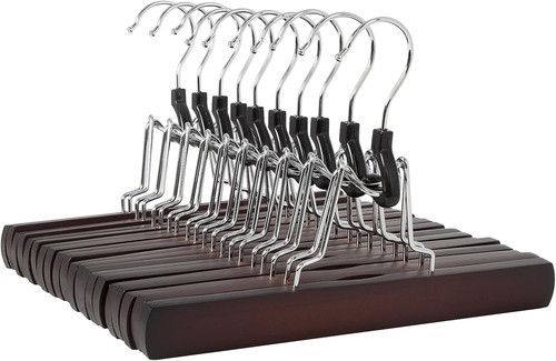 Wooden pants hangers cherry - wooden,