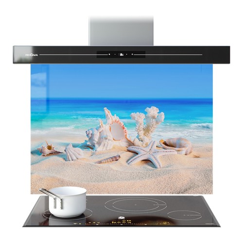 Kitchen glass splashback - glass,