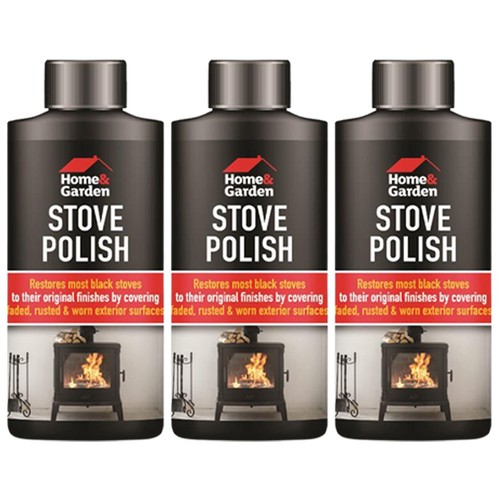 Black stove polish log - black,