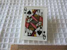 QUEEN OF SPADES PLAYING CARD