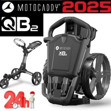 MOTOCADDY QB2 3 WHEEL PUSH GOLF TROLLEY BRAND NEW 2025 CHARCOAL 24 HOUR DELIVERY