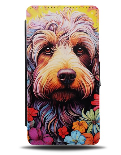 Colourful labradoodle flip - labradoodle,