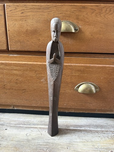 Ebony african tribal heads - ebony,