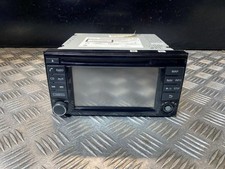 10-19 NISSAN JUKE RADIO/CD PLAYER/SAT NAV HEAD UNIT (MISSING BUTTON) 25915BV80A