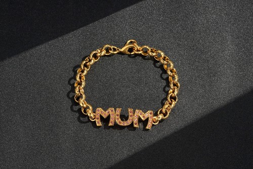 Women 9ct gold mum charm - gold,