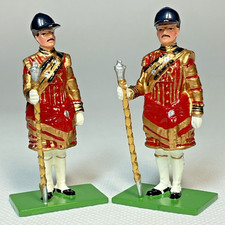 Britains Two x Drum Majors In