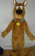 scooby-doo dog brown Mascot Costume cosplay Adult Suit fancy dress