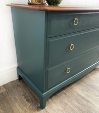 Stag Chest of Drawers - Green - 4-over-2