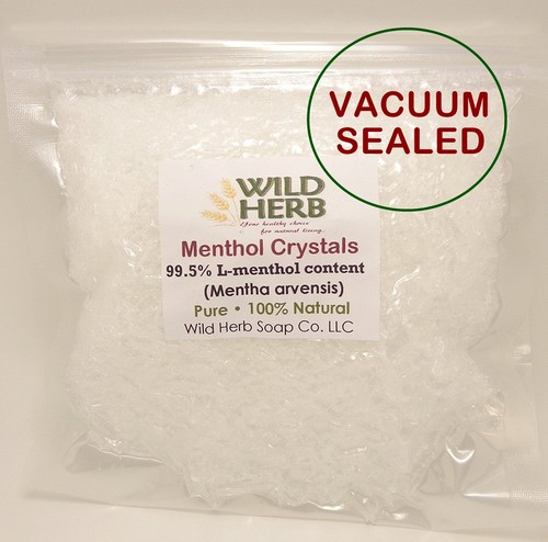 Natural menthol crystals - crystals, |