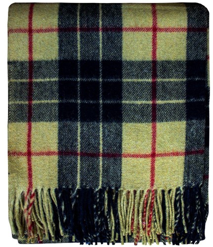 Tartan blanket picnic rug wool - blanket,