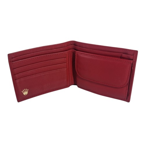 Rolex leather fold wallet - bi-fold,