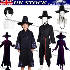 Kids K-POP Demon Hunters Costume Wig Hat Book Week Boys Idol Jinu Cosplay Saja